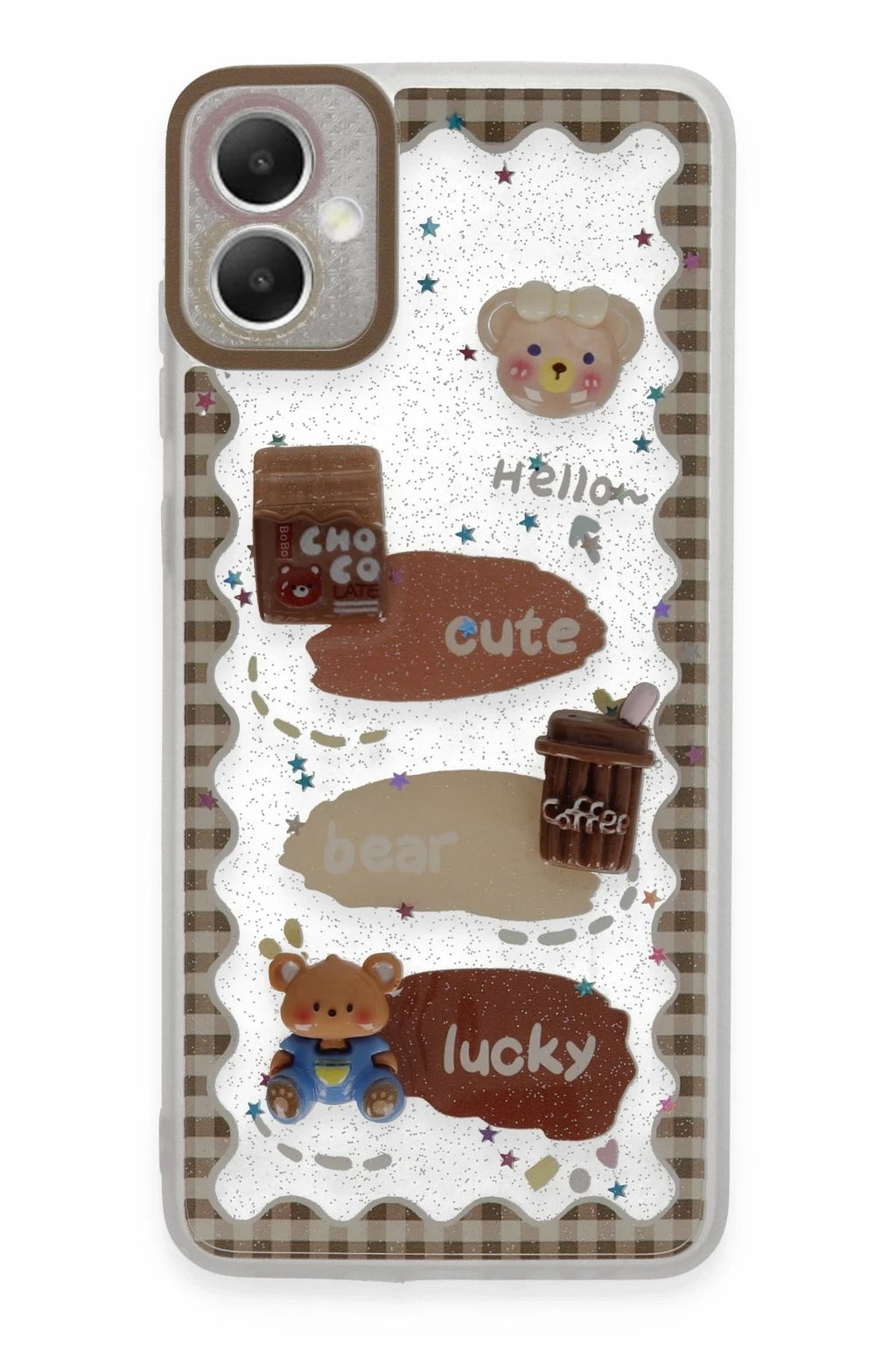 Mey İthalat® Samsung Galaxy A05 Kılıf Sweet Desenli Silikon Kapak - Şeffaf