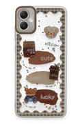 Mey İthalat® Samsung Galaxy A05 Kılıf Sweet Desenli Silikon Kapak - Şeffaf