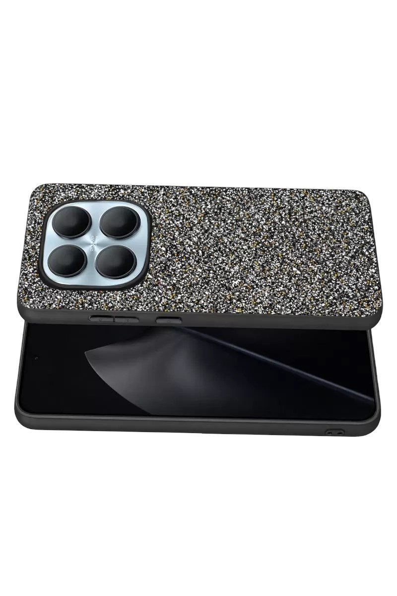 Mey İthalat® Redmi Note 15 Pro 4G Bright Simli Kapak - Gold