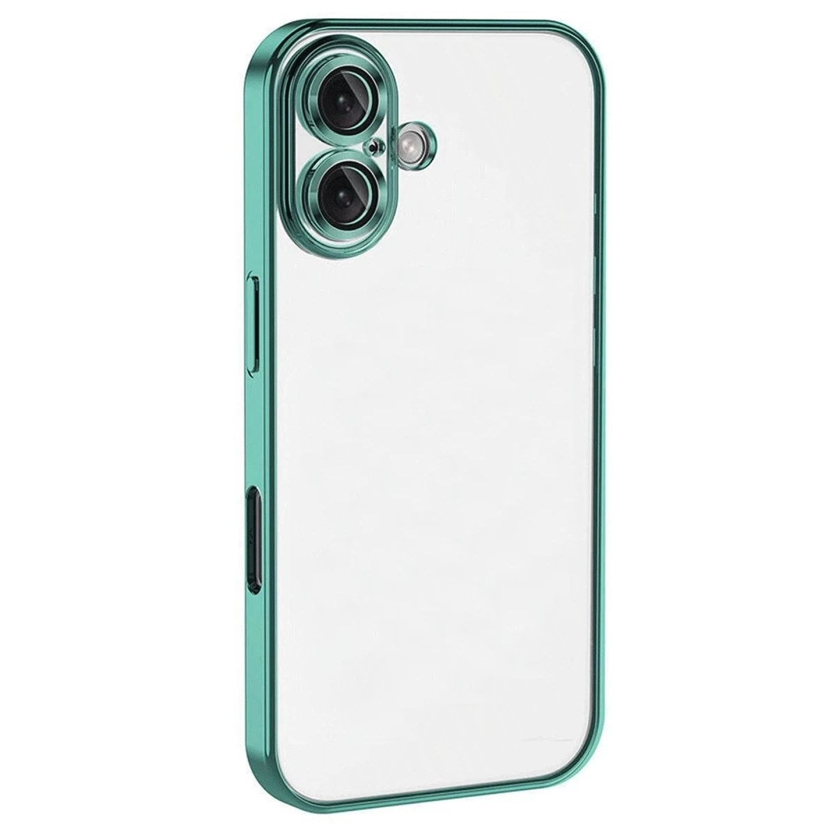 Mey İthalat® iPhone 16 Kılıf Lensli Silikon - Turkuaz