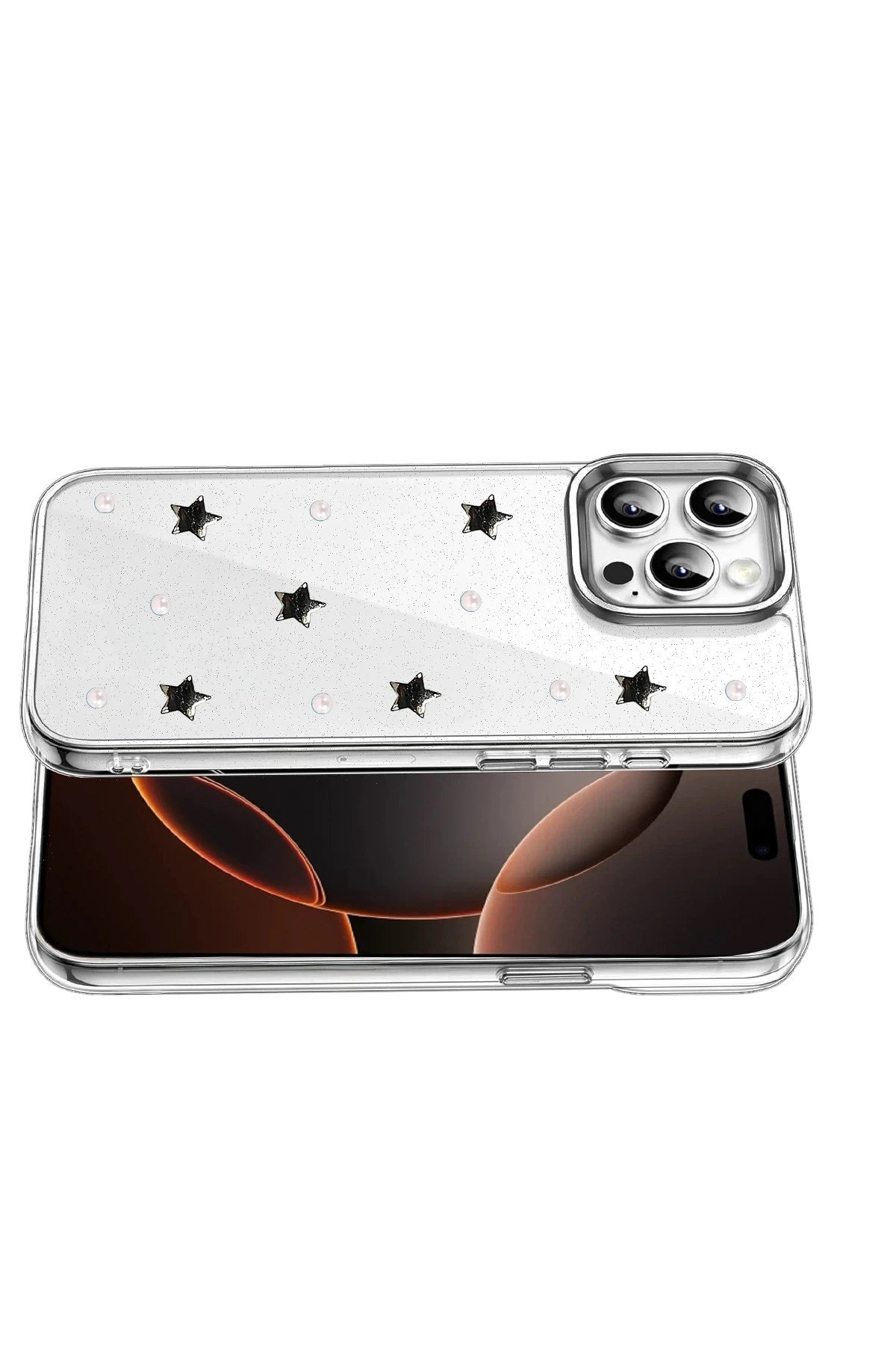 Mey İthalat® iPhone 15 Pro Fiyonk Desenli Kapak - Desen 7