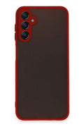 Mey İthalat® Samsung Galaxy A14 4G Kılıf Montreal Silikon Kapak - Kırmızı