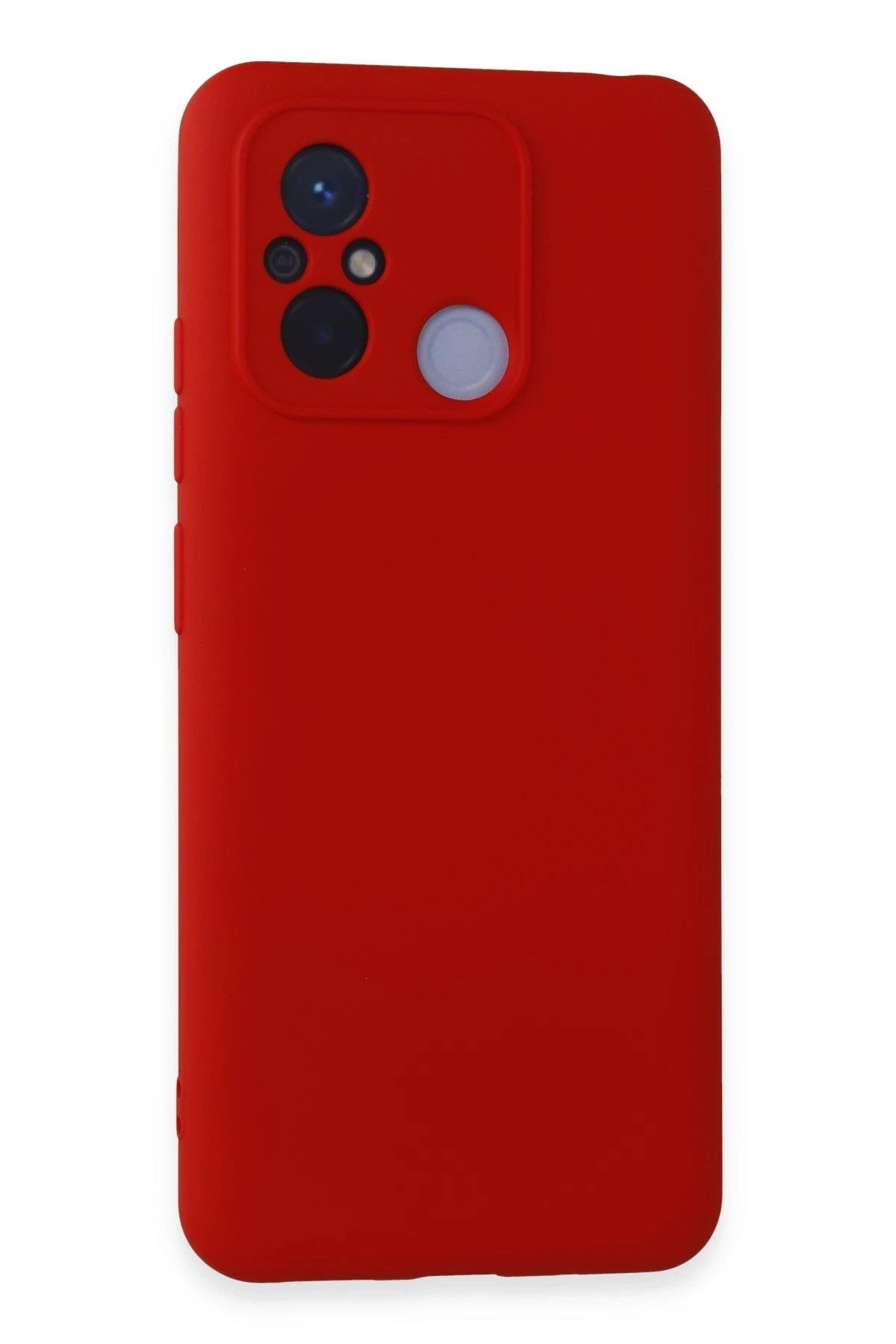 Mey İthalat® Redmi 12C Kılıf Nano içi Kadife Silikon - Kırmızı