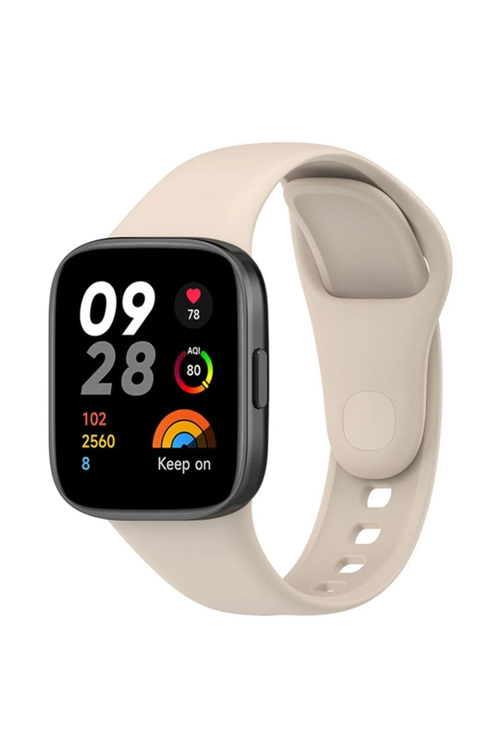 Mey İthalat® Redmi Watch 3 Klasik Kordon - Bej