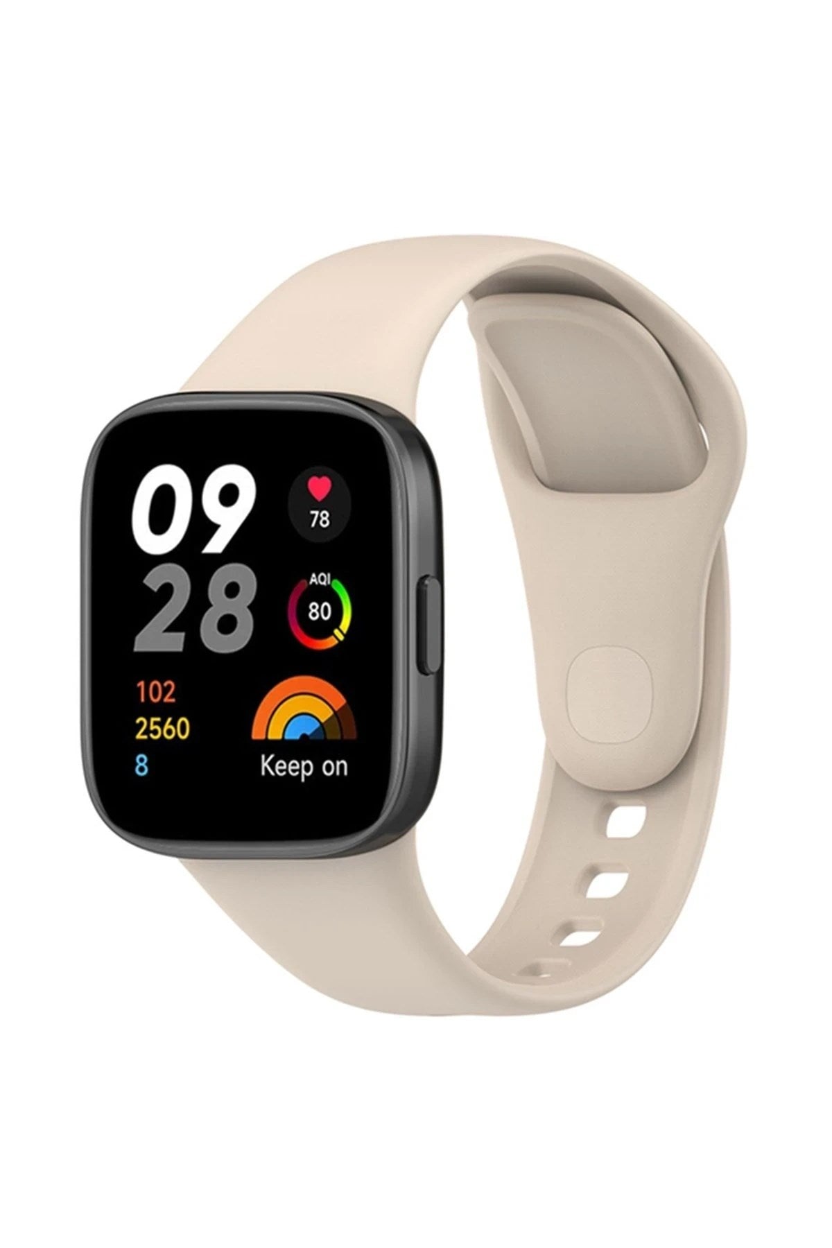Mey İthalat® Redmi Watch 3 Klasik Kordon - Bej