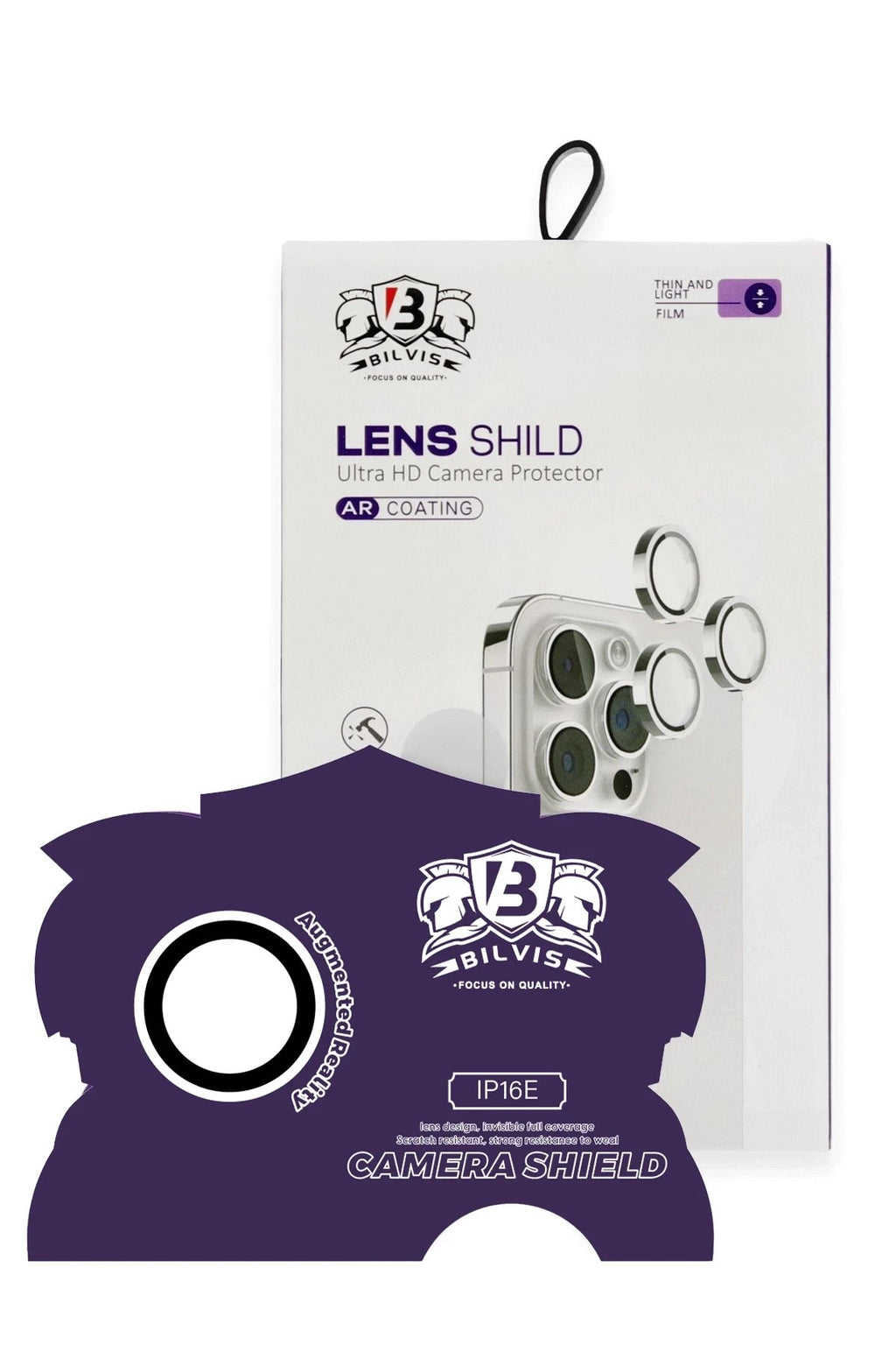 Mey İthalat® iPhone 16E Bilvis Titan Kamera Lens - Beyaz