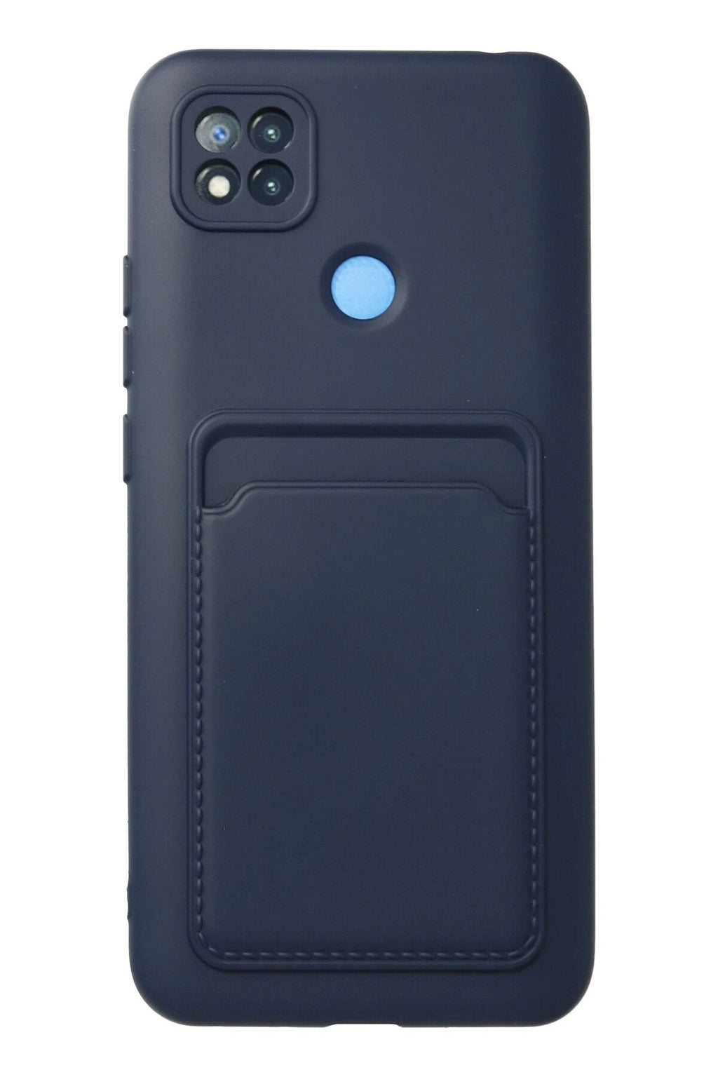 Mey İthalat® Redmi 9C Kılıf Kelvin Kartvizitli Silikon - Lacivert