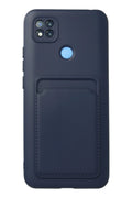 Mey İthalat® Redmi 9C Kılıf Kelvin Kartvizitli Silikon - Lacivert