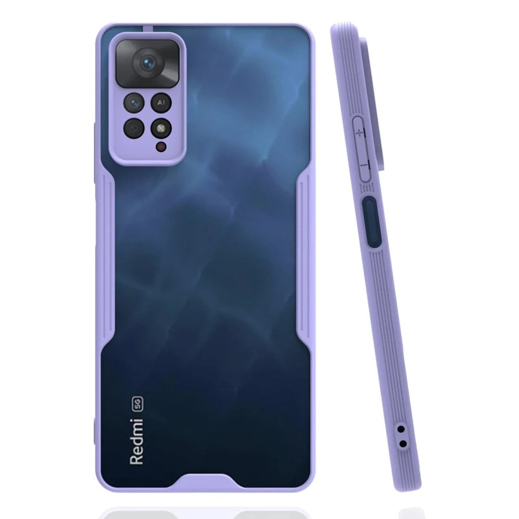 Mey İthalat® Redmi Note 11 Pro Kılıf Platin Silikon - Lila