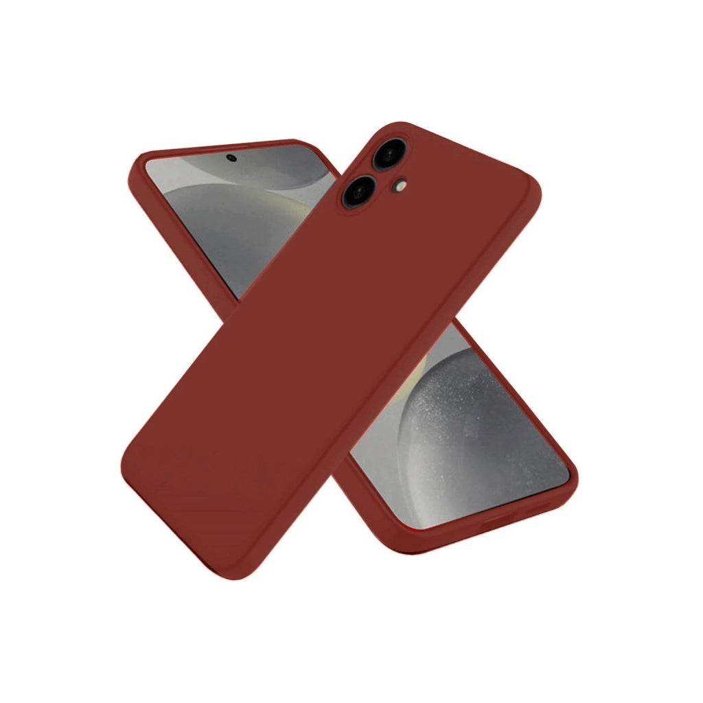 Mey İthalat® Samsung Galaxy A06 Kılıf First Silikon - Bordo