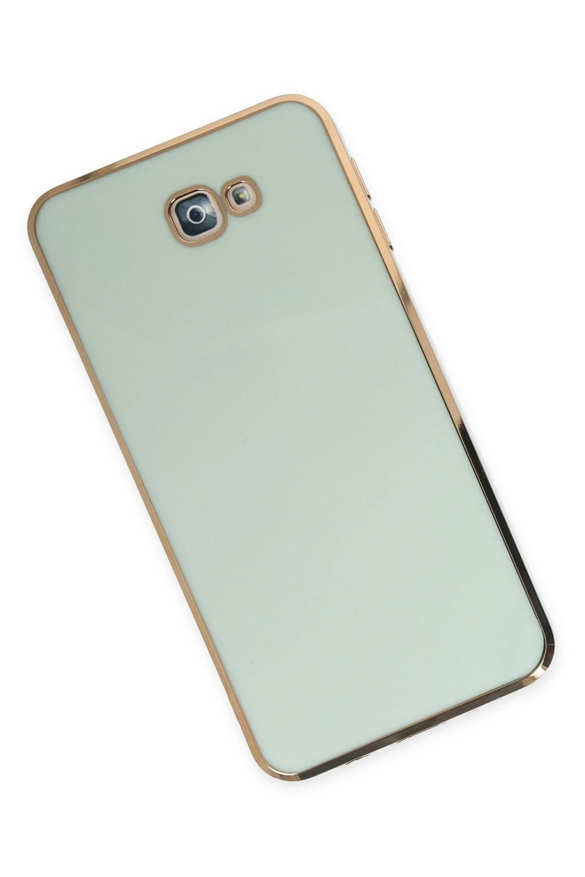 Mey İthalat® Samsung Galaxy J7 Prime Kılıf Volet Silikon - Açık Yeşil