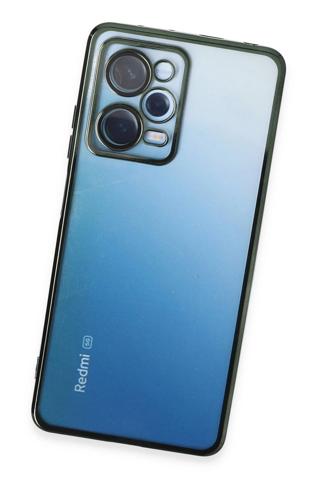 Mey İthalat® Redmi Note 12 Pro 5G Kılıf Lensli Silikon - Yeşil
