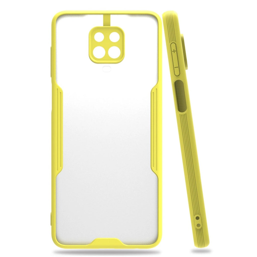 Mey İthalat® Redmi Note 9S Kılıf Platin Silikon - Sarı