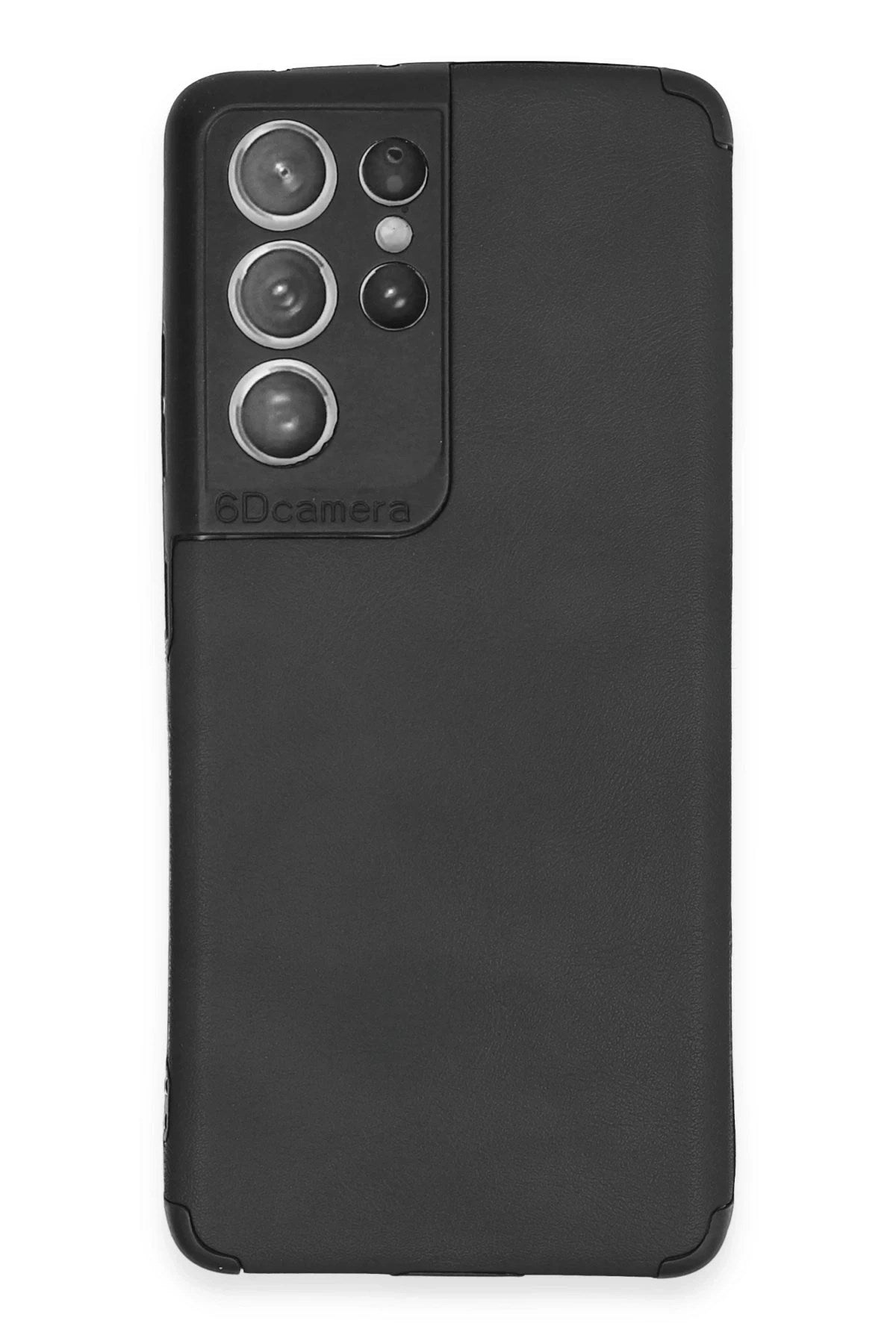Mey İthalat® Samsung Galaxy S21 Ultra Kılıf Loop Deri Silikon - Siyah