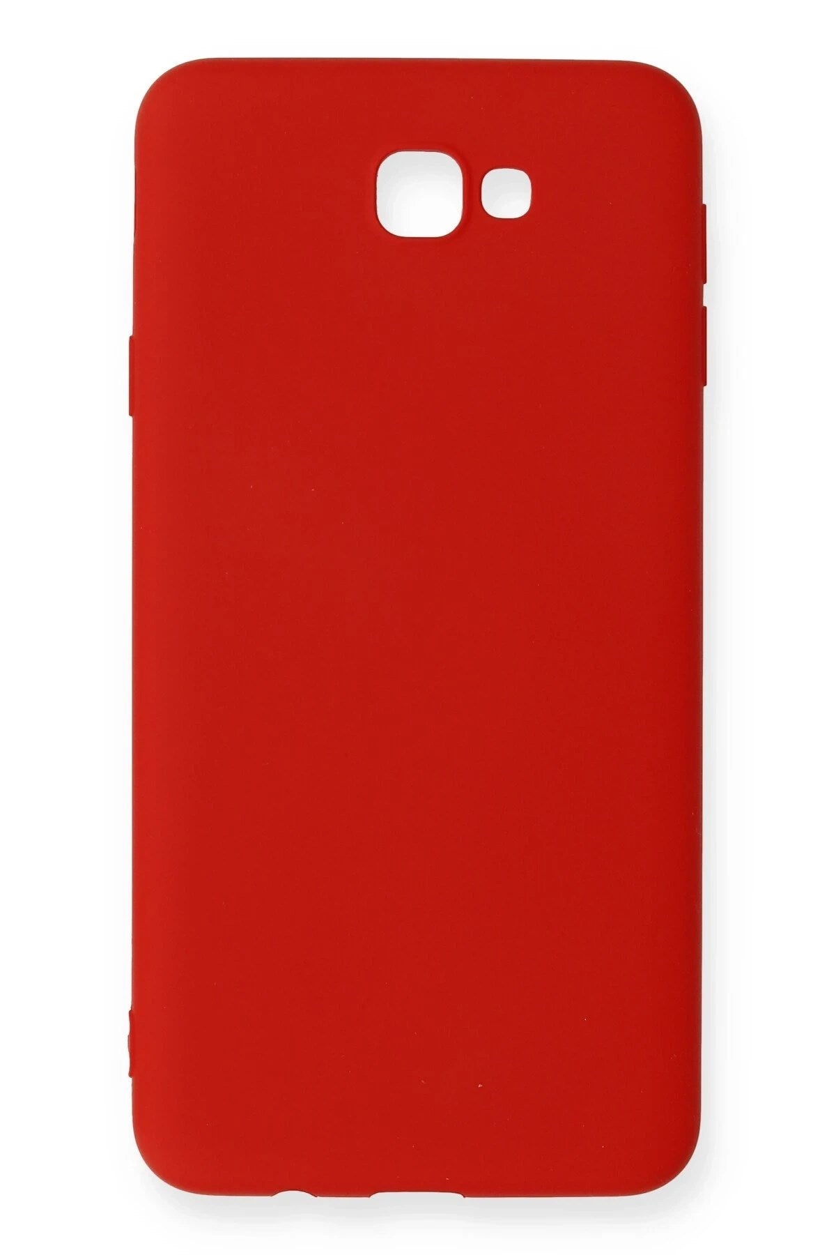 Mey İthalat® Samsung Galaxy J7 Prime Kılıf Nano içi Kadife Silikon - Kırmızı