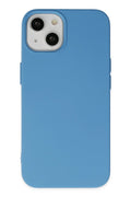 Mey İthalat® iPhone 15 Pro Kılıf Nano içi Kadife Silikon - Mavi