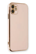Mey İthalat® iPhone 11 Kılıf Volet Silikon - Pembe