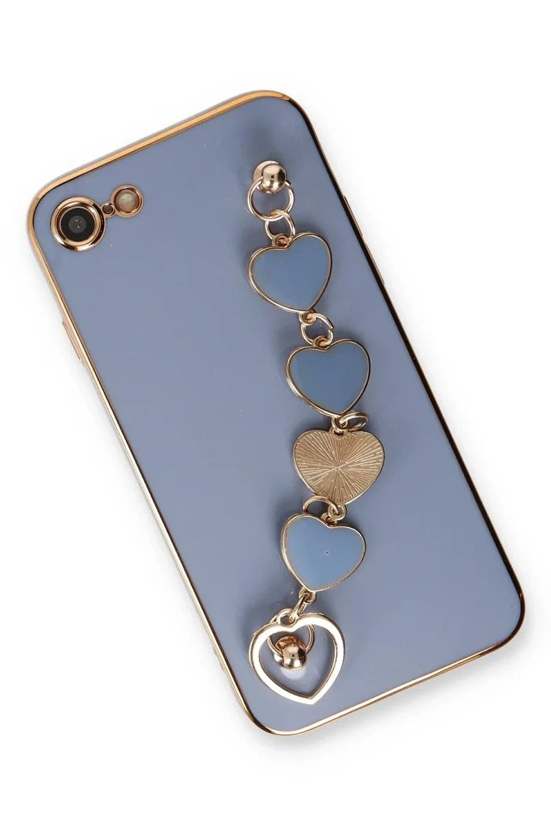 Mey İthalat® iPhone 7 Kılıf Esila Silikon - Gri