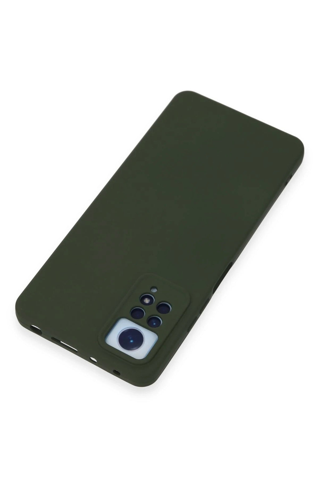 Mey İthalat® Redmi Note 12 Pro 4G Kılıf Nano içi Kadife Silikon - Koyu Yeşil