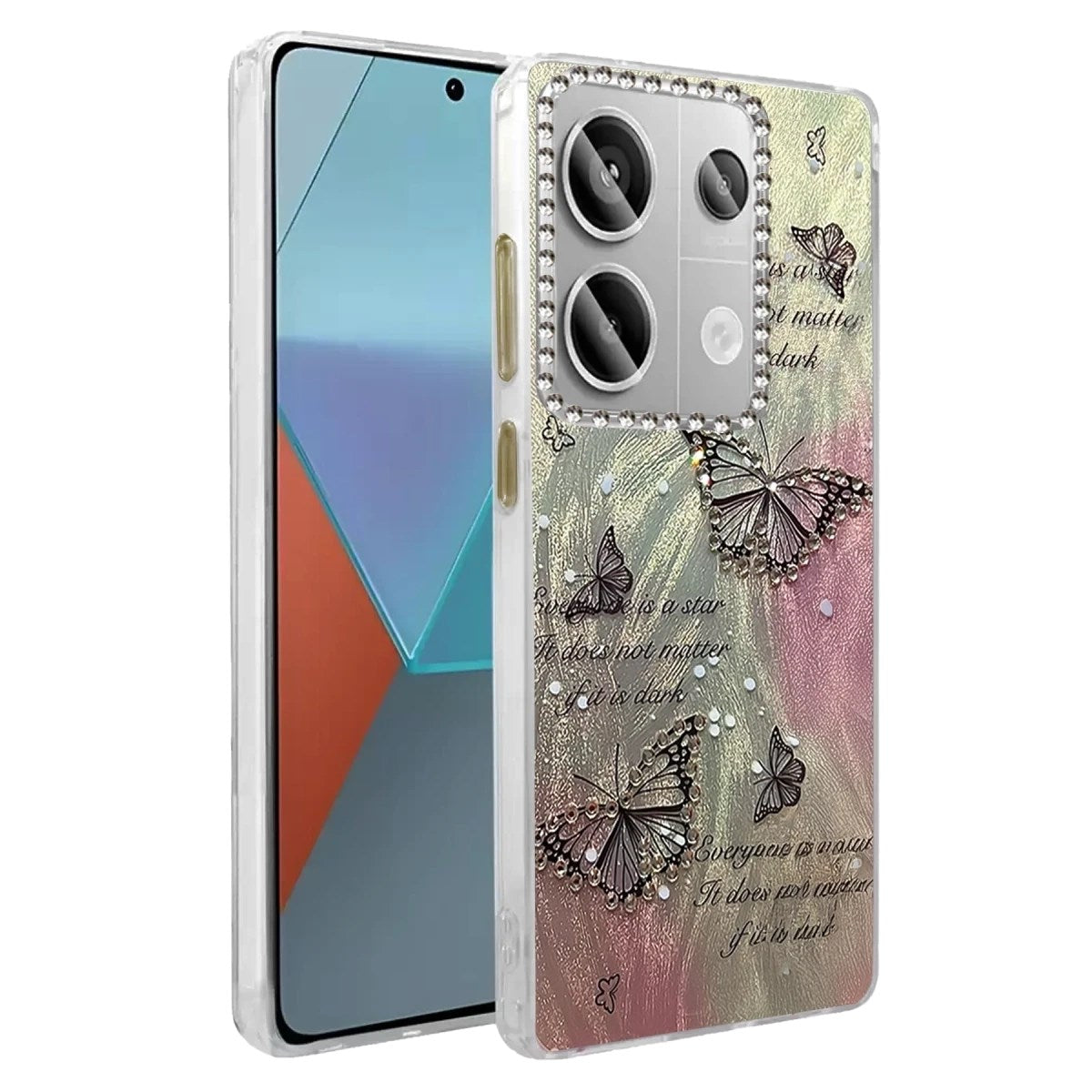 Mey İthalat® Redmi Note 13 Pro 4G Kılıf Blade Aynalı Desenli Kapak - Desen 6