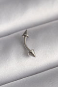 Mey İthalat® 316L Çelik Gümüş Renk Çivi Model Piercing