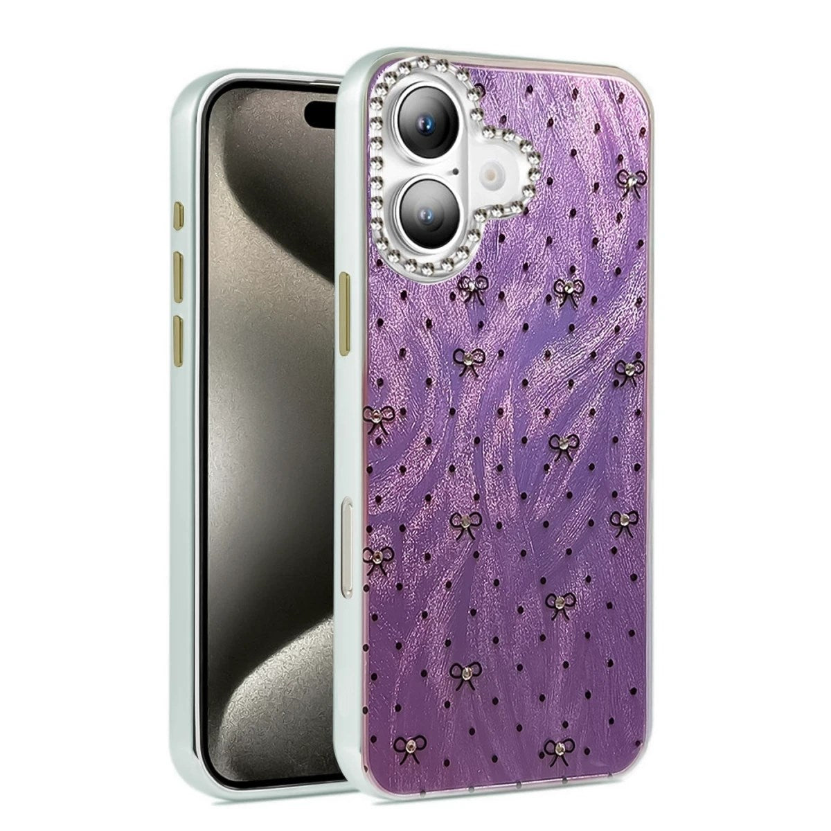 Mey İthalat® iPhone 16 Plus Kılıf Blade Aynalı Desenli Kapak - Desen 2