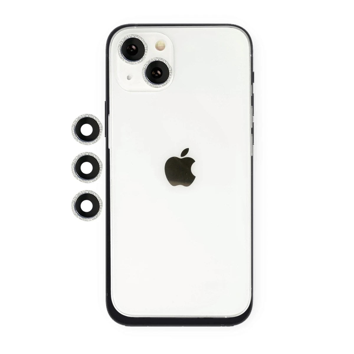 Mey İthalat® iPhone 14 Shine Kamera Lens - Gümüş