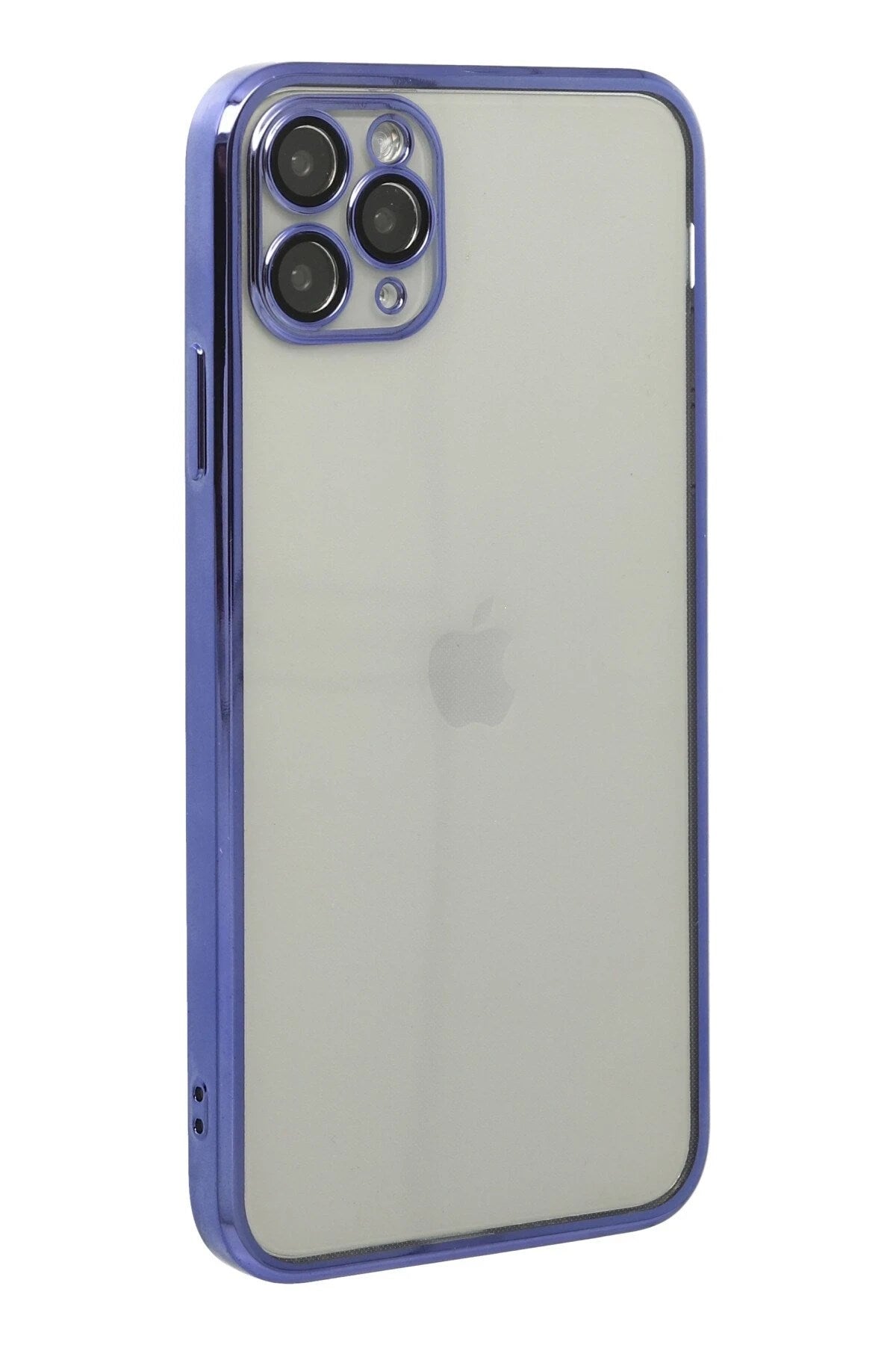 Mey İthalat® iPhone 11 Pro Kılıf Lensli Silikon - Mor