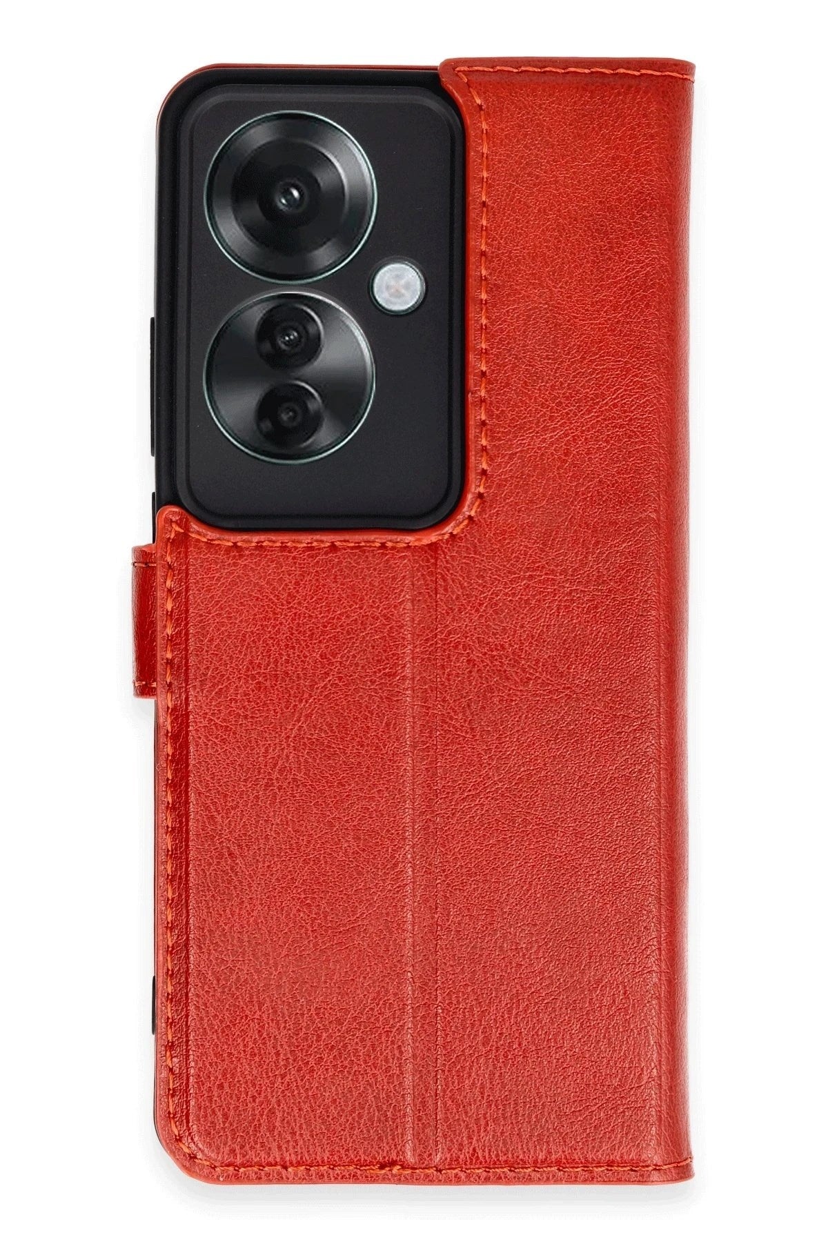 Mey İthalat® Reno 11F Kılıf Trend S Plus Kapaklı Kılıf - Kırmızı
