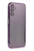 Mey İthalat® Samsung Galaxy A14 4G Kılıf Lensli Silikon - Mor
