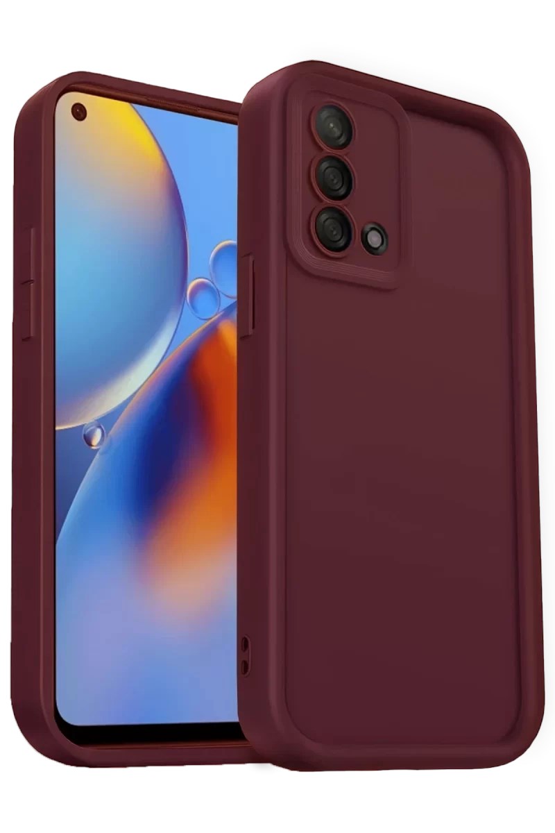 Mey İthalat® A74 4G Kılıf Viera Silikon - Bordo