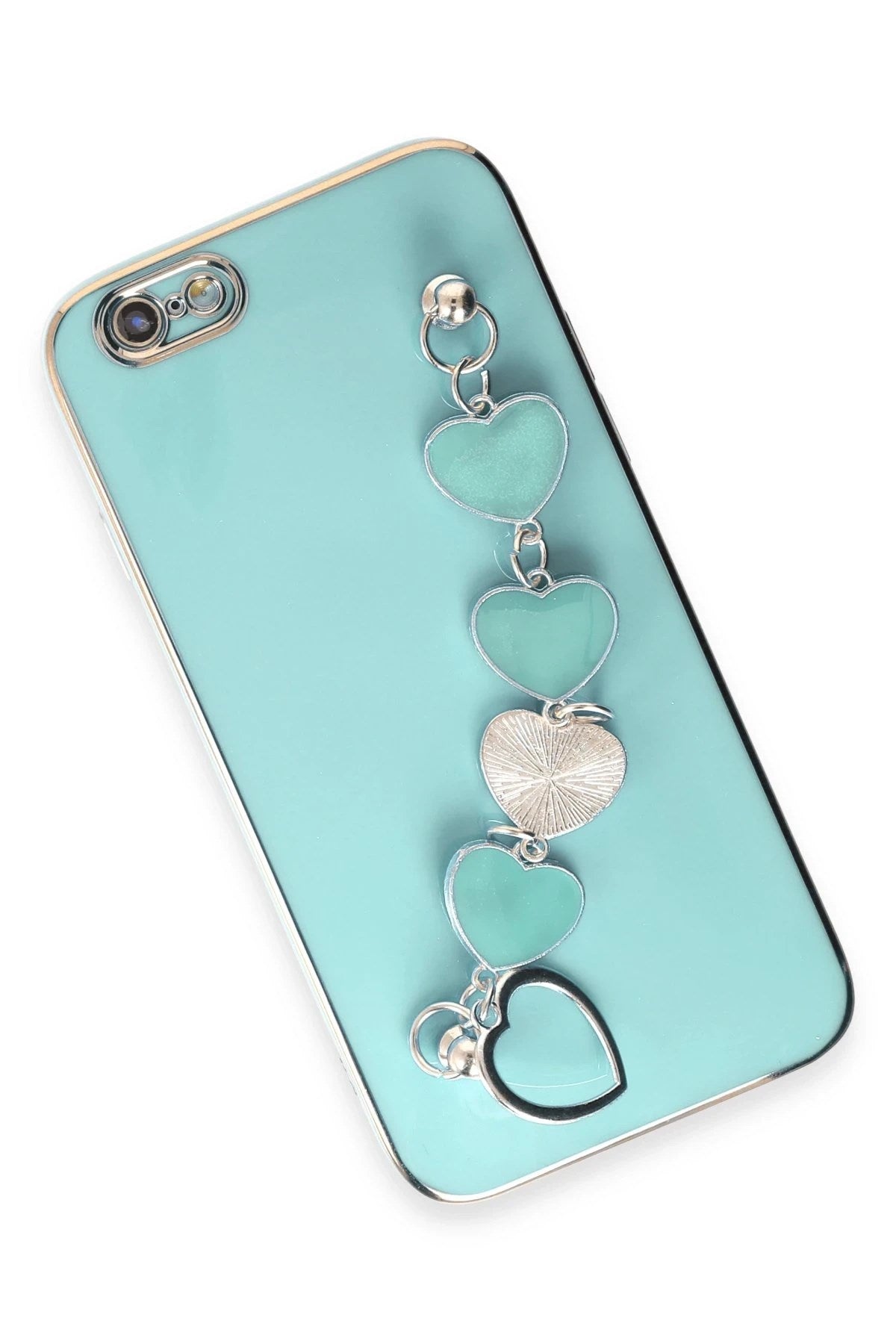 Mey İthalat® iPhone 6 Kılıf Esila Silikon - Su Yeşili