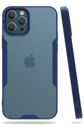 Mey İthalat® iPhone 12 Pro Max Kılıf Platin Silikon - Lacivert