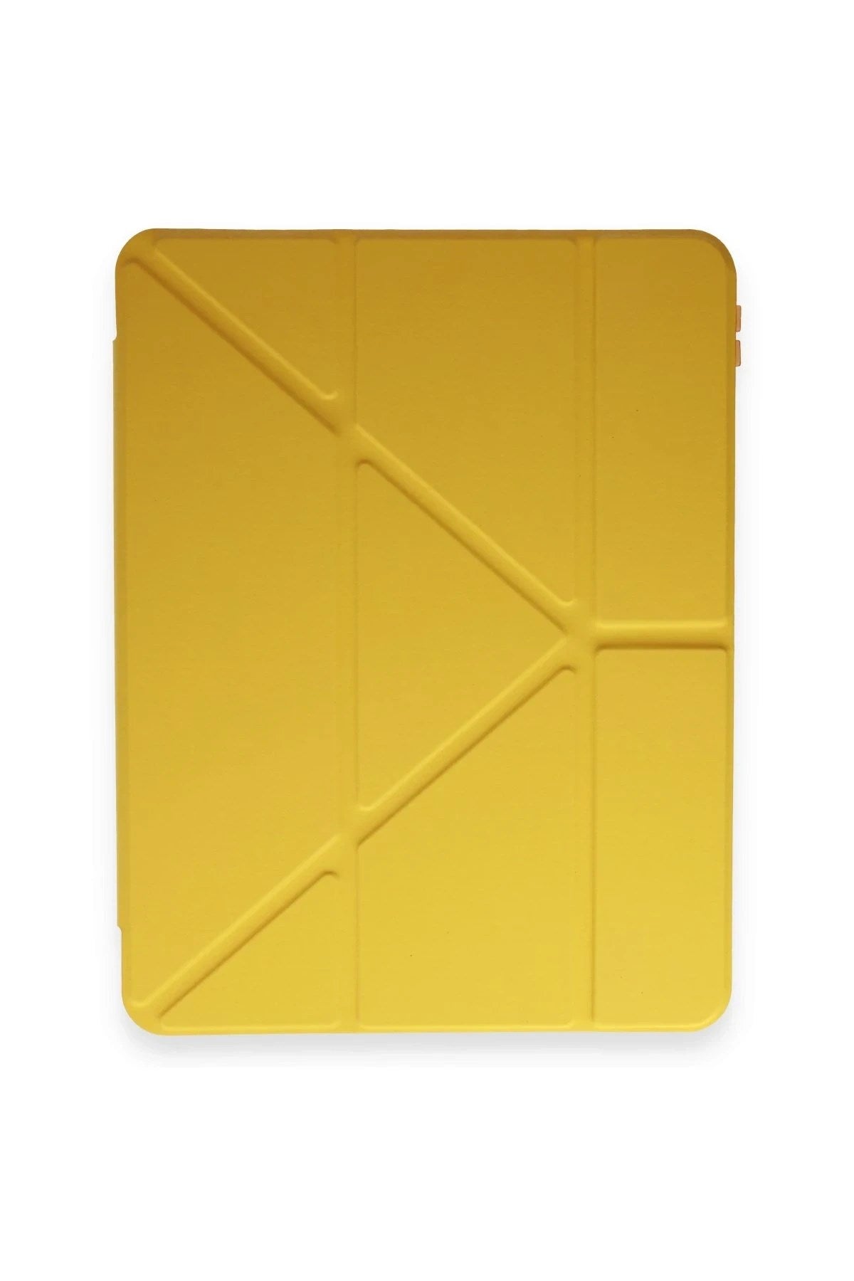 Mey İthalat® iPad Pro 11 (2018) Kılıf Kalemlikli Mars Tablet Kılıfı - Açık Sarı