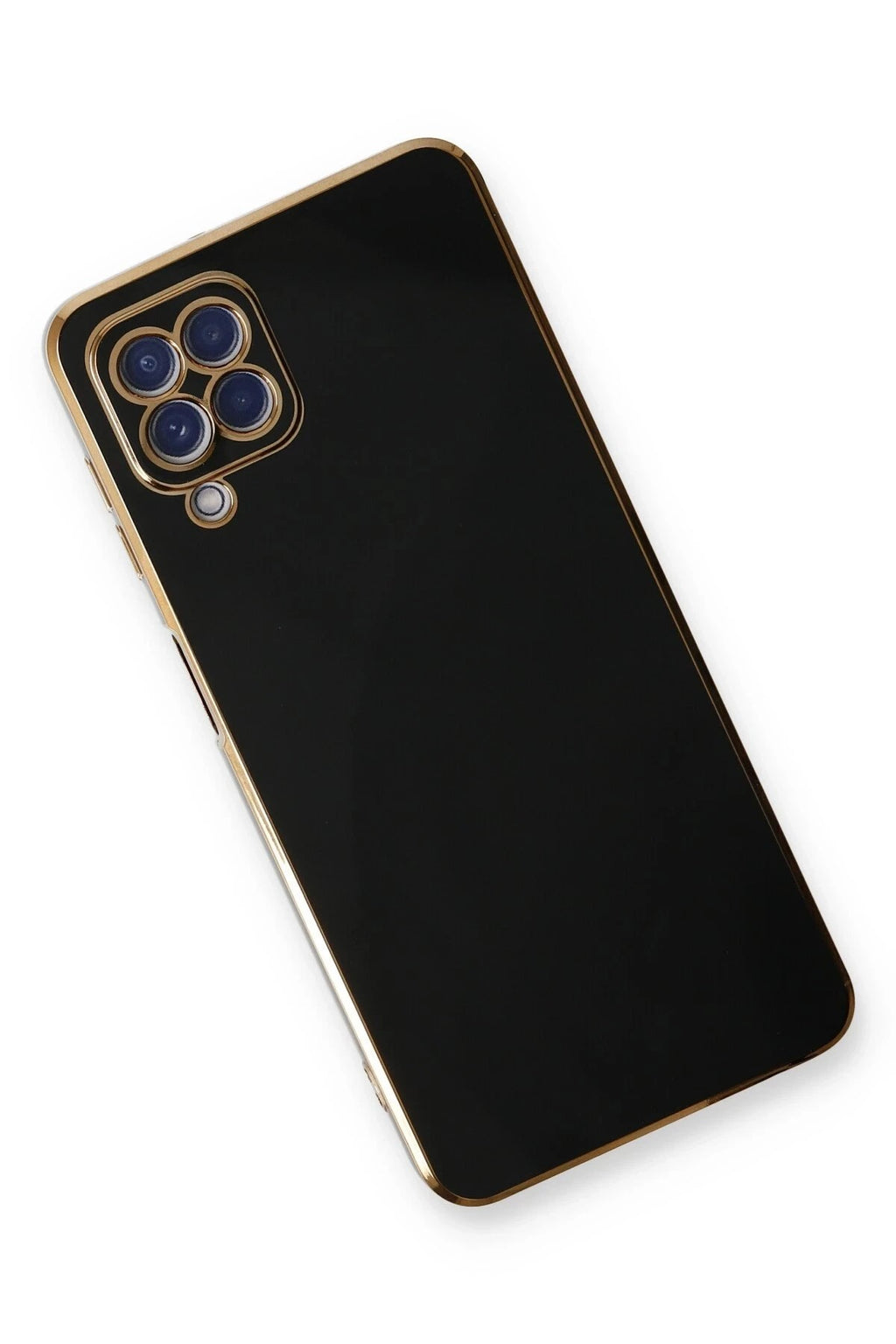 Mey İthalat® Samsung Galaxy A22 Kılıf Volet Silikon - Siyah