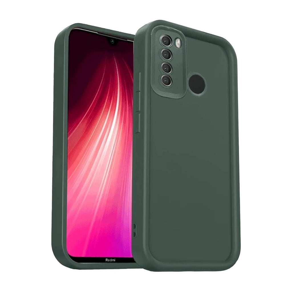 Mey İthalat® Redmi Note 8 Kılıf Viera Silikon - Koyu Yeşil