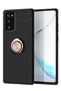 Mey İthalat® Samsung Galaxy Note 20 Kılıf Range Yüzüklü Silikon - Siyah-Gold