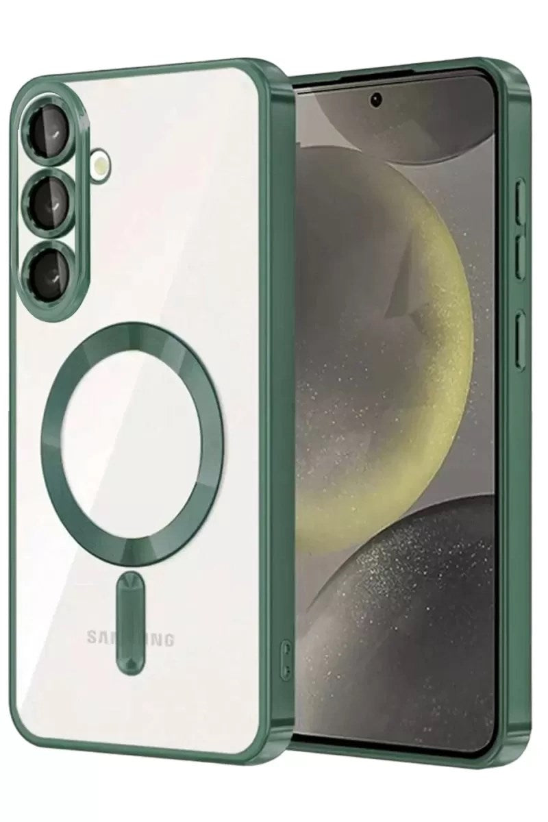 Mey İthalat® Samsung Galaxy A57 5G Kross Magneticsafe Kapak - Koyu Yeşil