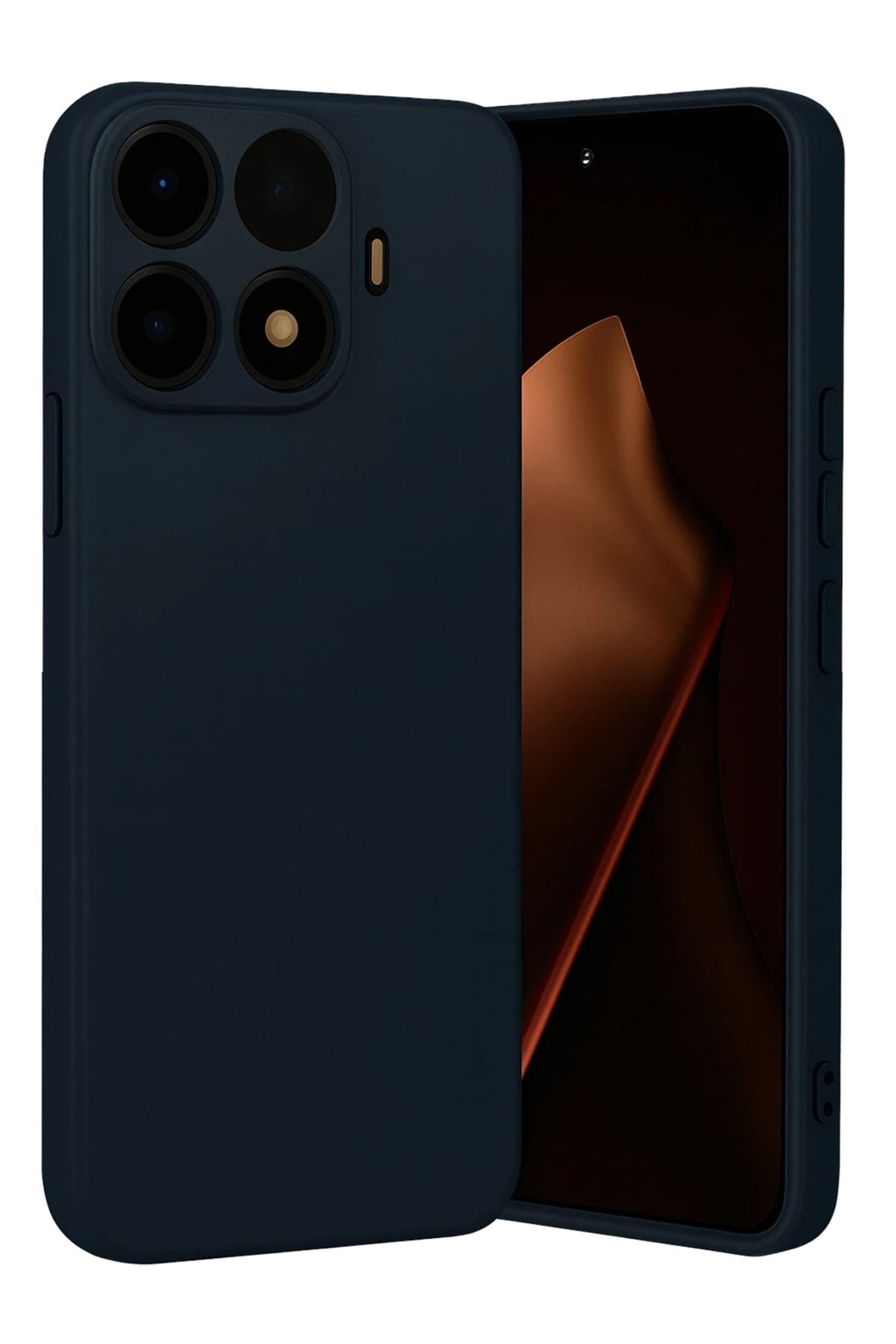 Mey İthalat® Mi 15T Pro Nano içi Kadife Silikon - Siyah