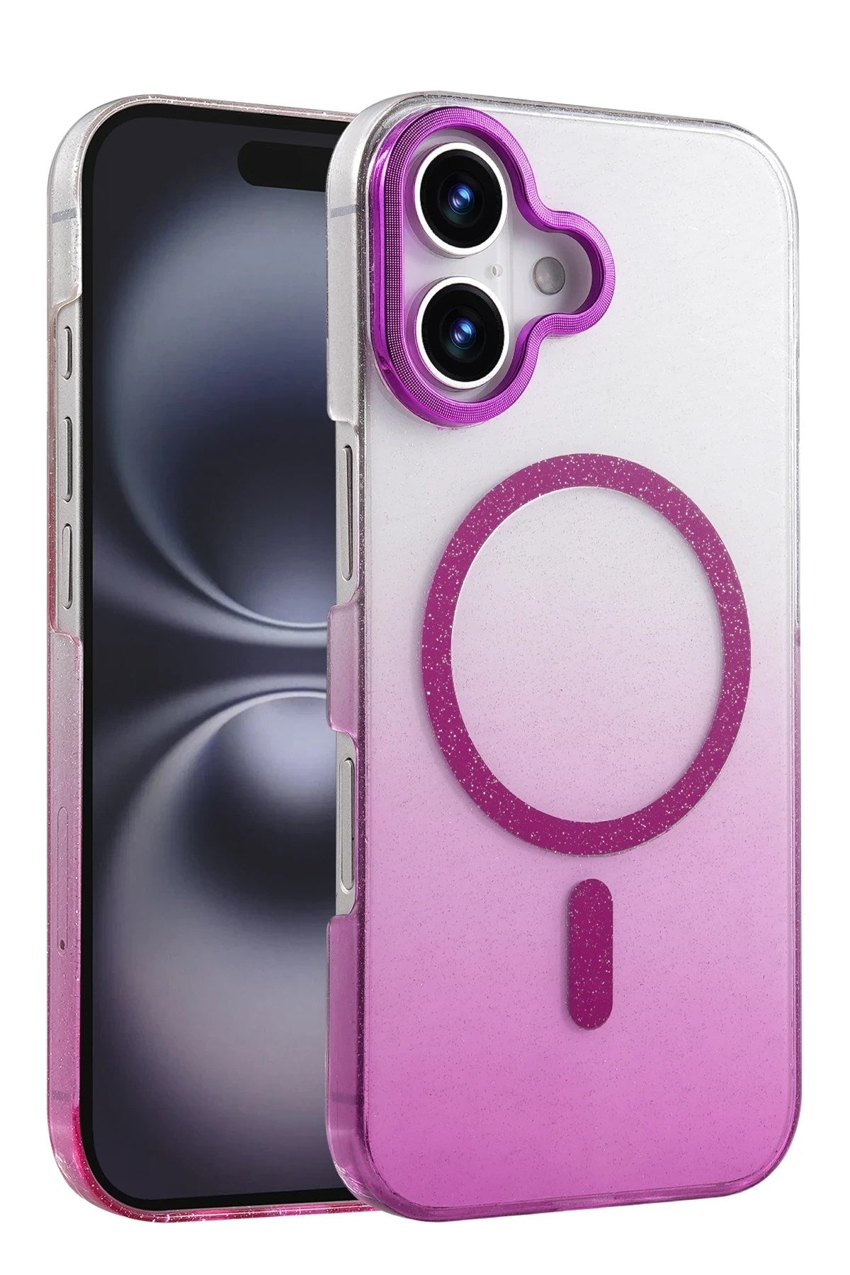 Mey İthalat® iPhone 16 Plus Glossy Magsafe Kapak - Mor