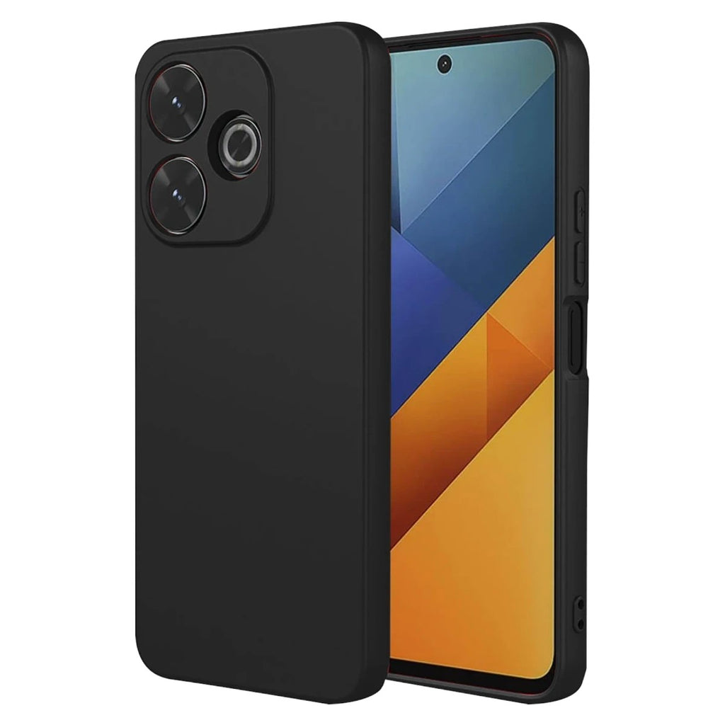 Mey İthalat® Redmi 13 4G Kılıf Nano içi Kadife Silikon - Siyah