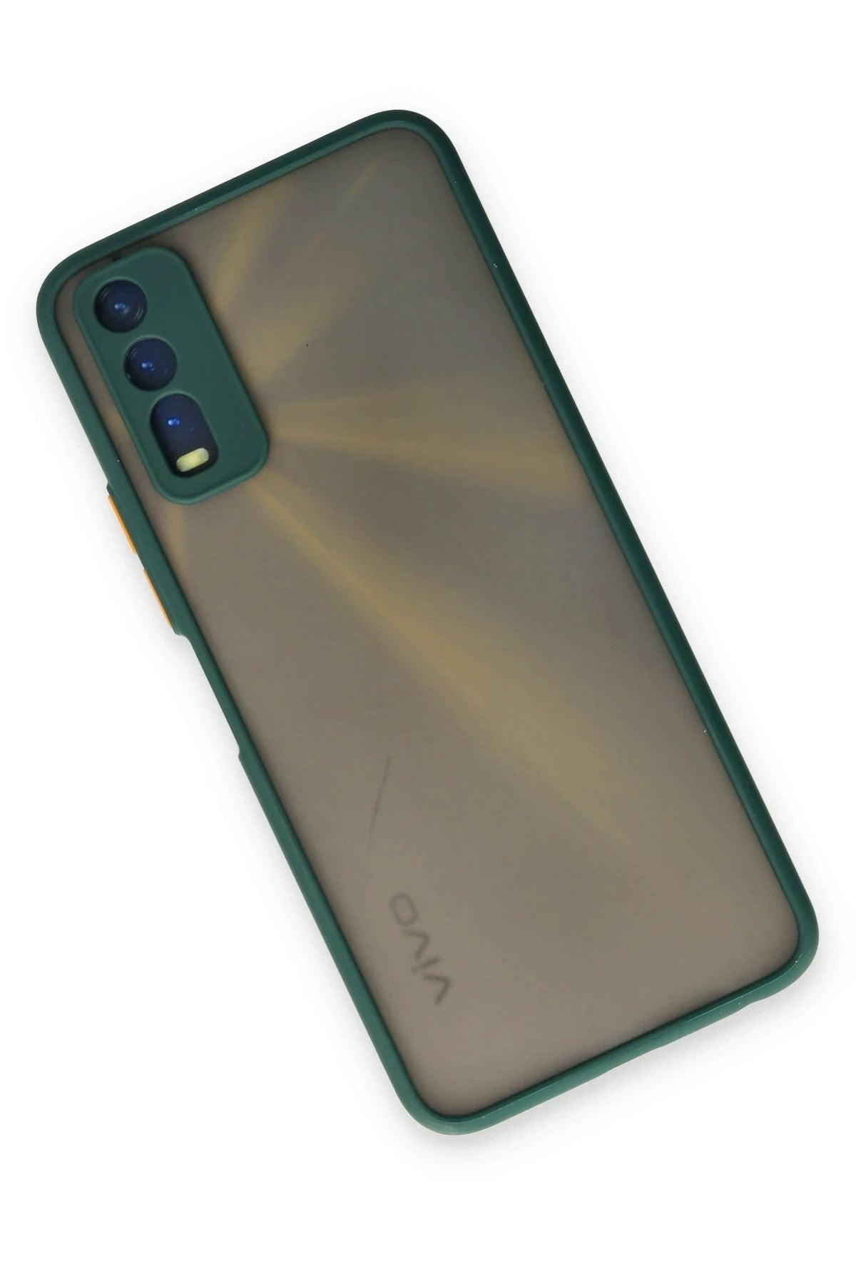Mey İthalat® Vivo Y11S Kılıf Montreal Silikon Kapak - Yeşil