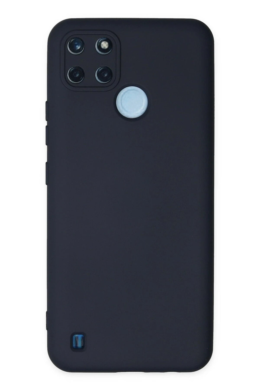 Mey İthalat® Realme C25Y Kılıf Nano içi Kadife Silikon - Lacivert