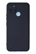 Mey İthalat® Realme C25Y Kılıf Nano içi Kadife Silikon - Lacivert