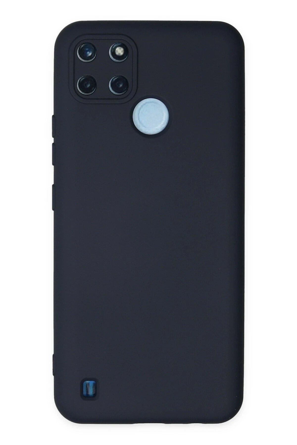 Mey İthalat® Realme C25Y Kılıf Nano içi Kadife Silikon - Lacivert