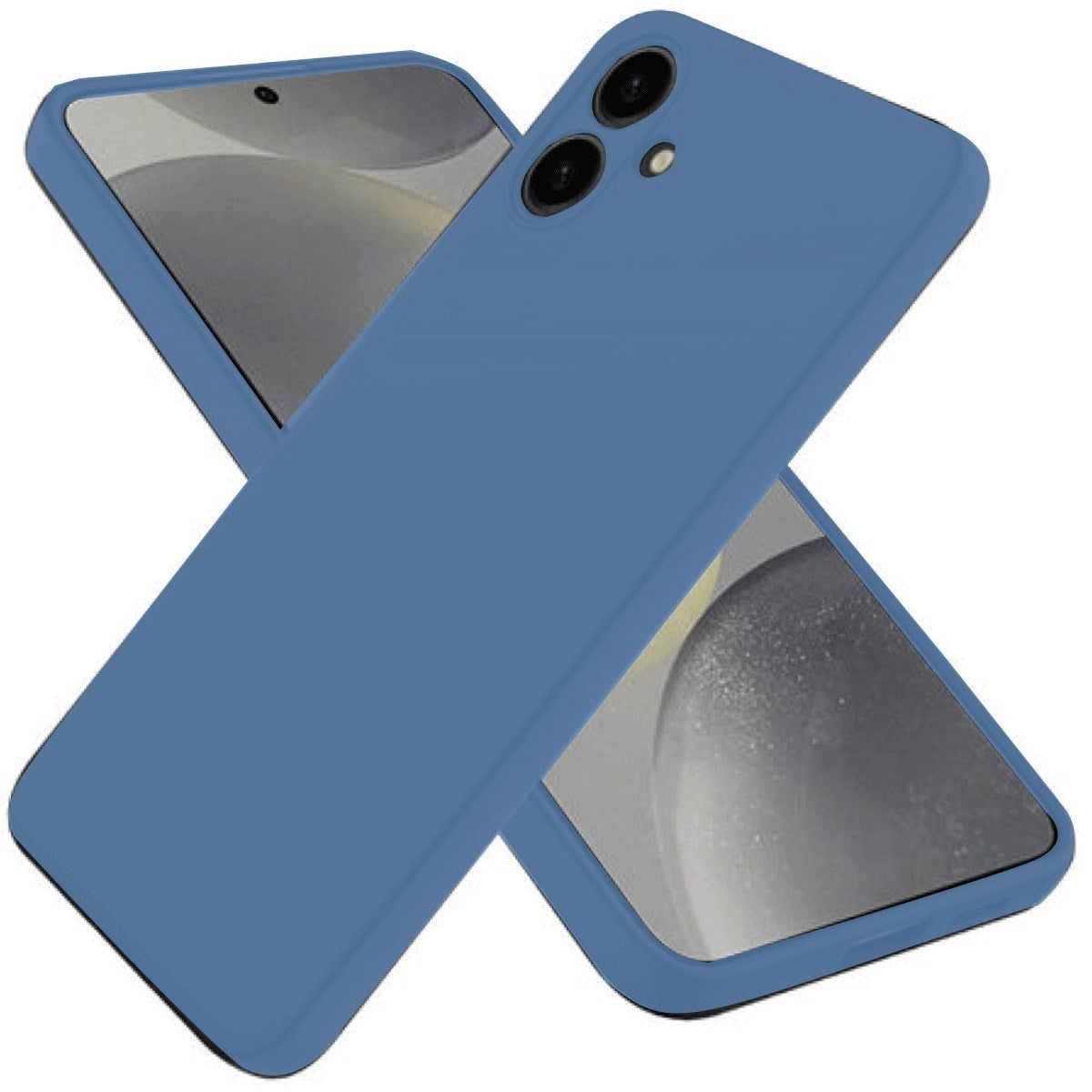 Mey İthalat® Samsung Galaxy A06 Kılıf First Silikon - Mavi