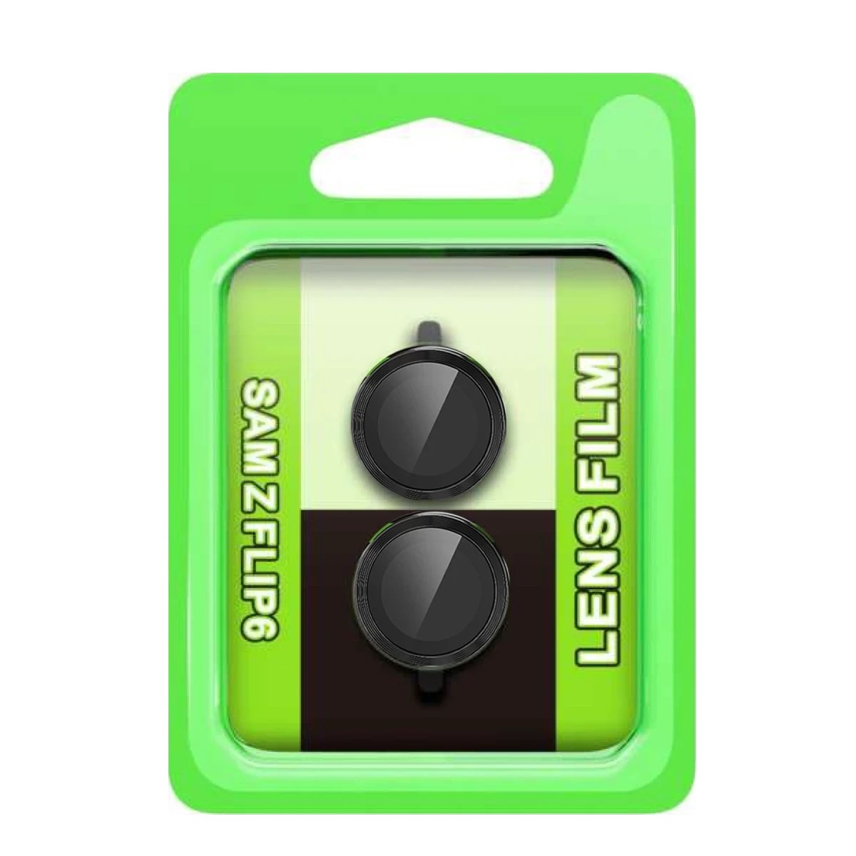 Mey İthalat® Samsung Galaxy Z Flip 6 Raze Metal Kamera Lens - Siyah