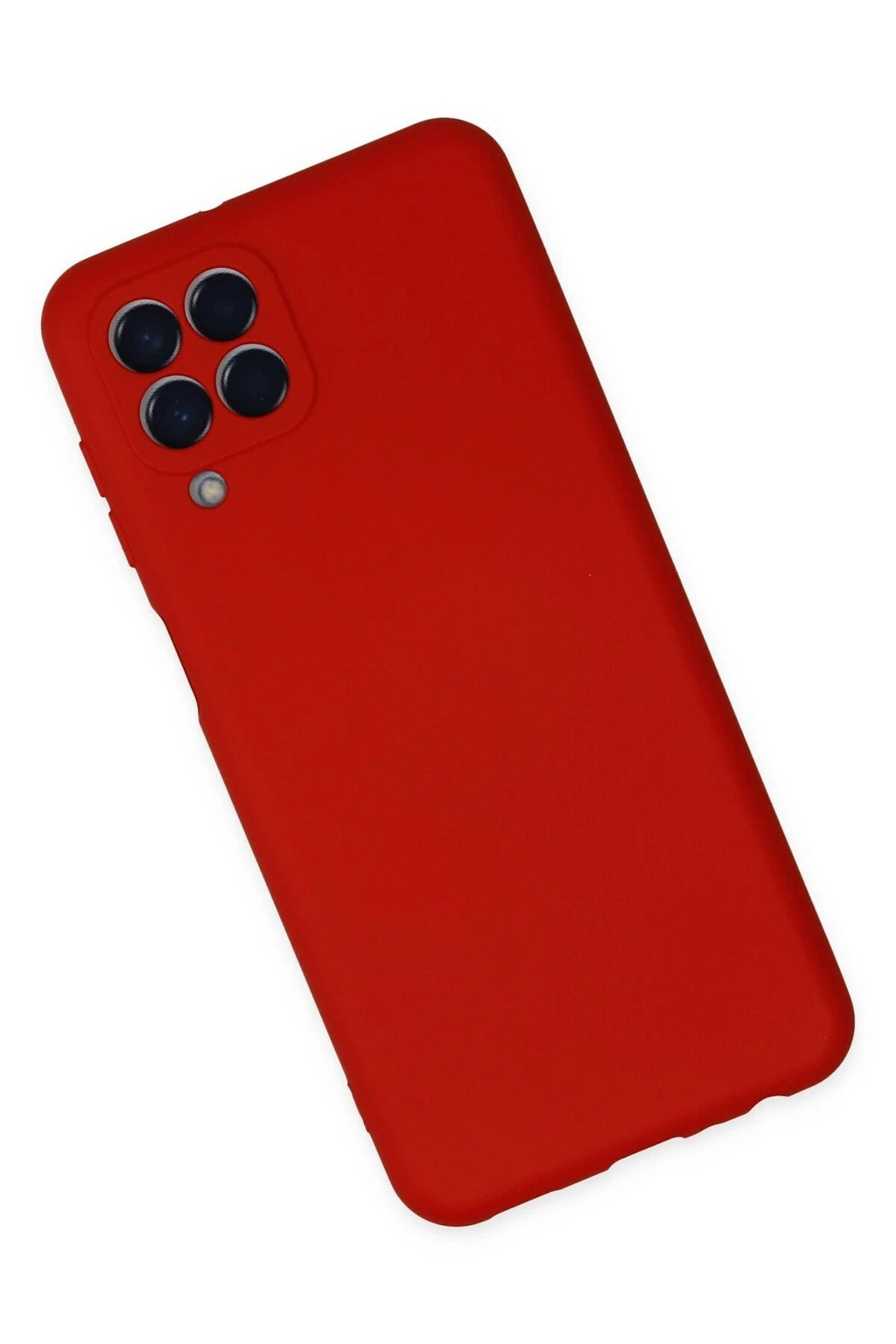 Mey İthalat® Samsung Galaxy M33 Kılıf Nano içi Kadife Silikon - Kırmızı