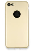 Mey İthalat® iPhone 7 Kılıf First Silikon - Gold