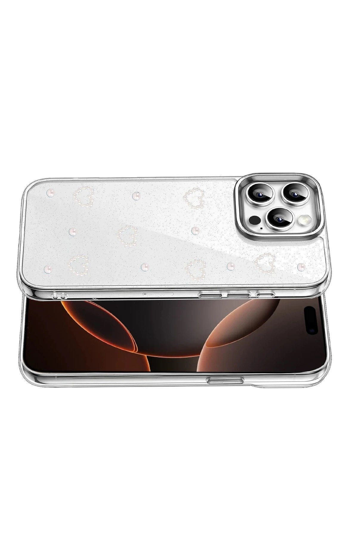 Mey İthalat® iPhone 14 Pro Max Fiyonk Desenli Kapak - Desen 10